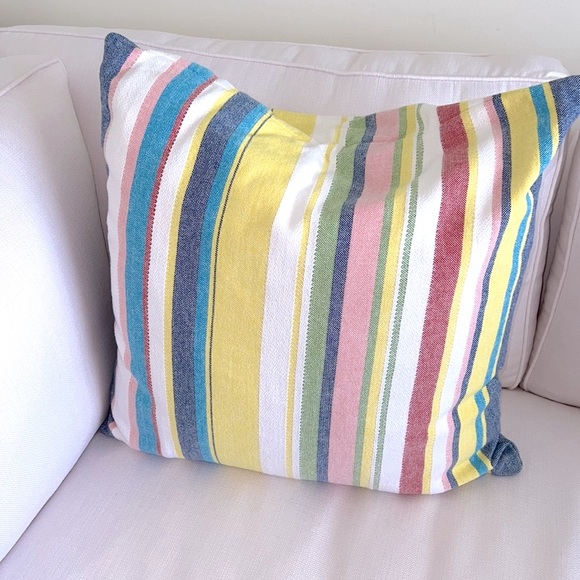 EUC Pastel Pillow ~23” x 23” square - Picture 2 of 3